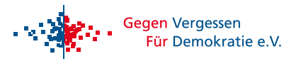 Gegen Vergessen – für Demokratie e.V.